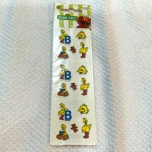 NWT Sandylion Vintage Sesame Street Big Bird B stickers